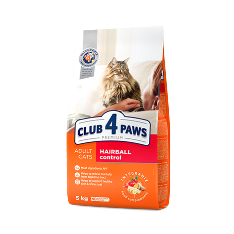 Club 4 paws Adult Cats ( Hairball Control ) 5kg