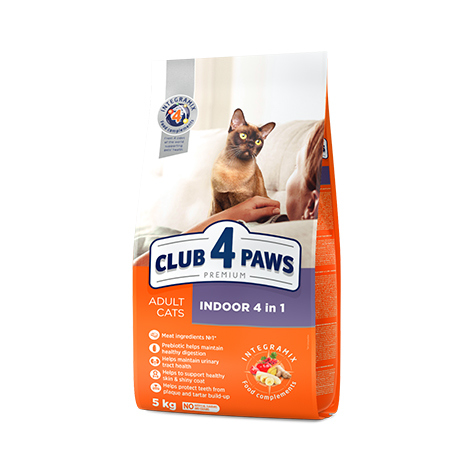 Club 4 paws Adult Cats ( In Door 4 In 1 ) 5kg