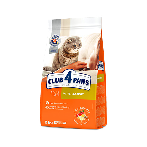 Club 4 paws Rabbit Dry For Adult Cats (11+3) 14kg