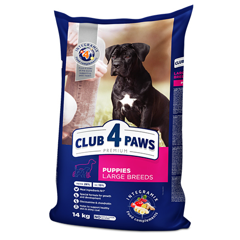 Club 4 paws Puppies Large Breeds 14kg