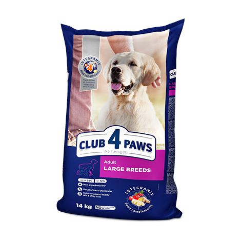 Club 4 paws Large Breeds Dry For Adult Dogs (18+2)20kg