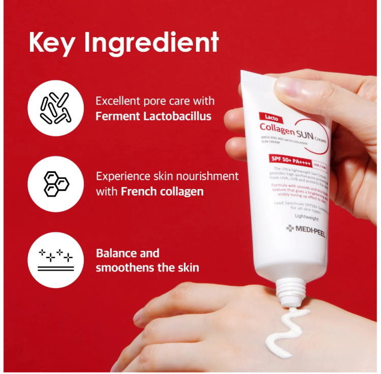 MEDI-PEEL, Red Lacto Collagen Pore Lifting Sun Screen