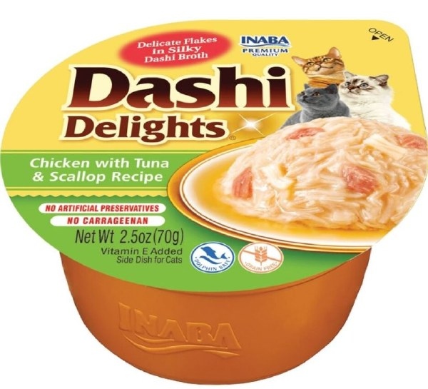 dashi delights chicken with tuna & scallop