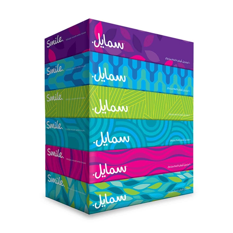 سمايل مناديل للوجه 100 منديل عدد6