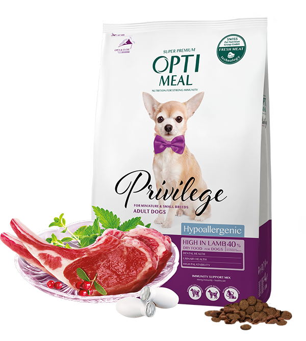 Opti meal Adult Dogs Of Miniature And Small Breeds Lamb And Rice 1.5kg
