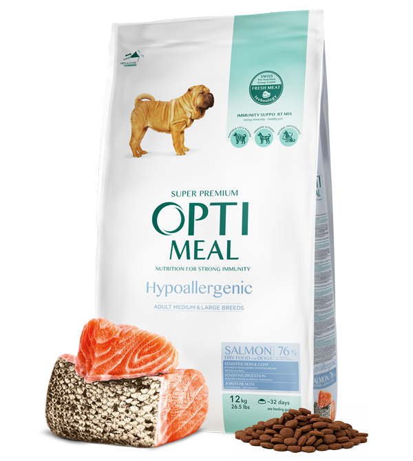 Opti meal Hypo Adult Dogs Of Medium Breeds Salmon 20kg