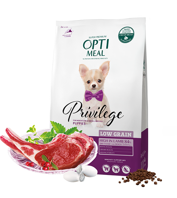 Opti meal Puppies Miniature & Small Breeds Lamb ( Low Grain ) 4kg