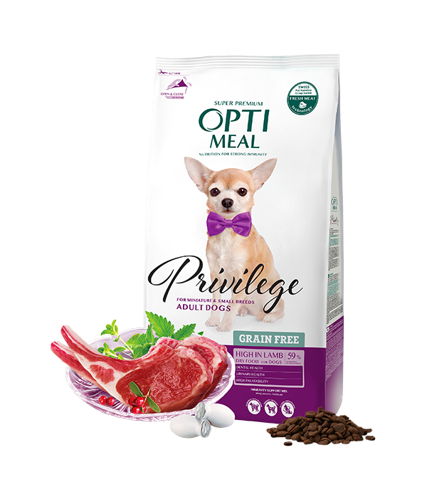 Opti meal Adult Dogs Miniature & Small Breeds Lamb ( Grain Free ) 1.5kg