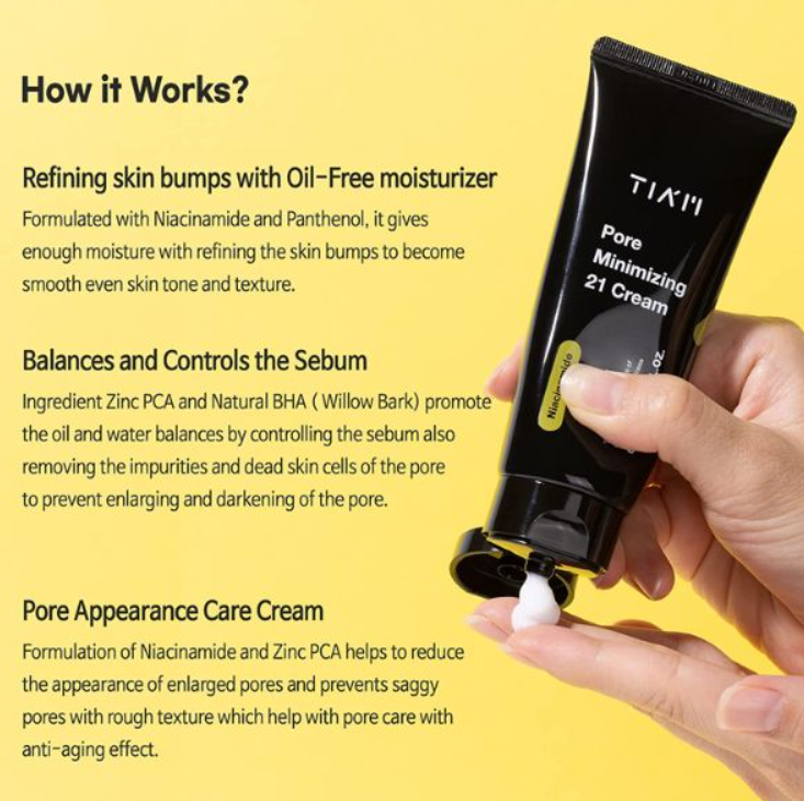 TIA'M, Pore Minimizing 21 Cream