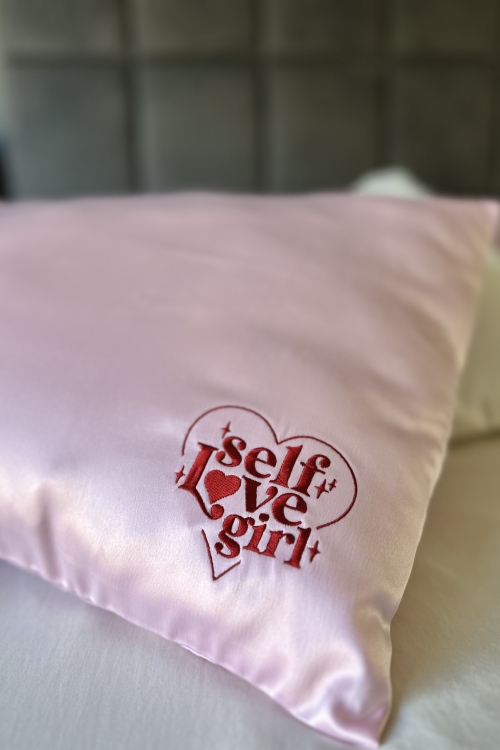 Self Love Girl - Pink Pillowcase