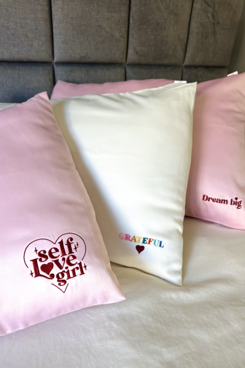 Self Love Girl - Pink Pillowcase