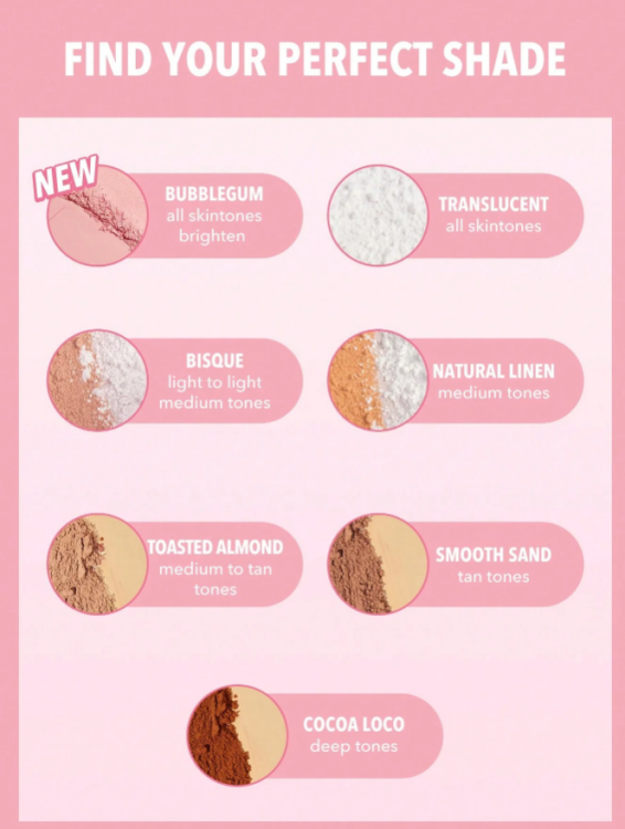 Sheglam, face sitting powder