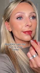 Maybelline, Super Stay Vinyl Ink Longwear Liquid Lipcolor  ميبيلين، سوبر ستاي فينيل انك احمر شفاه ثابت 
