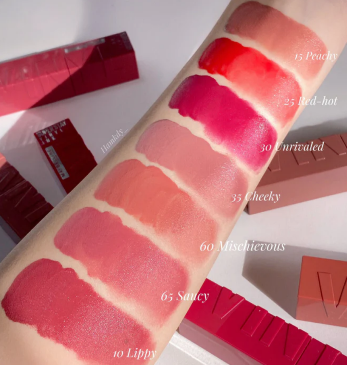 Maybelline, Super Stay Vinyl Ink Longwear Liquid Lipcolor  ميبيلين، سوبر ستاي فينيل انك احمر شفاه ثابت 