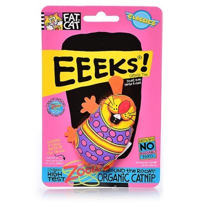 cat fat eeeks mouse catnip toy 