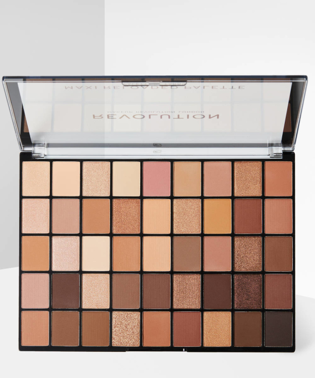 MAKEUP REVOLUTION, MAXI RELOADED PALETTE ULTIMATE NUDESرفليوشن، اي شدو نود حجم كبير