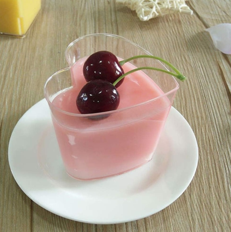 كاسات كرستال للحلويات عدد 24