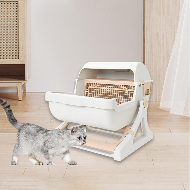semi automatic litter box 