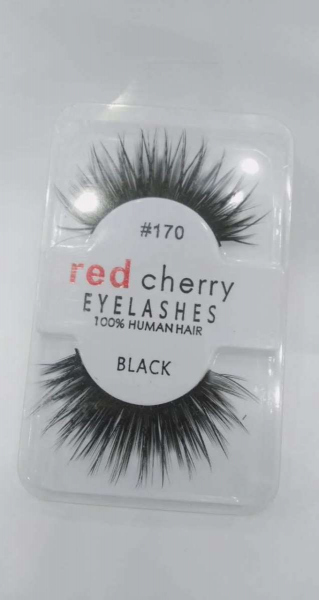 Red cherry eyelashes (170) رموش تركيب