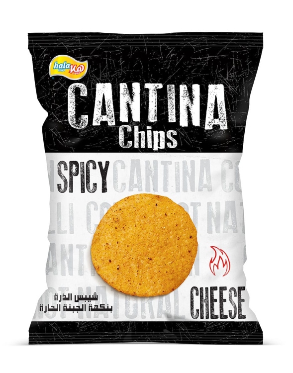 هلا شيبس كانتينا جبنه حاره 80 غم