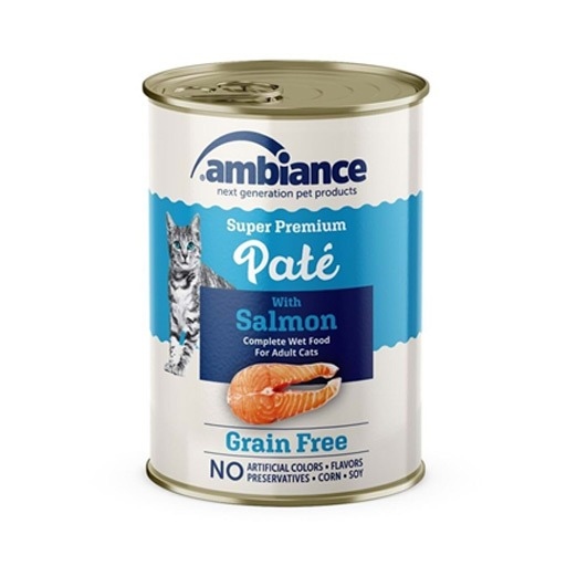 ambiance adult cat wet food with salmon