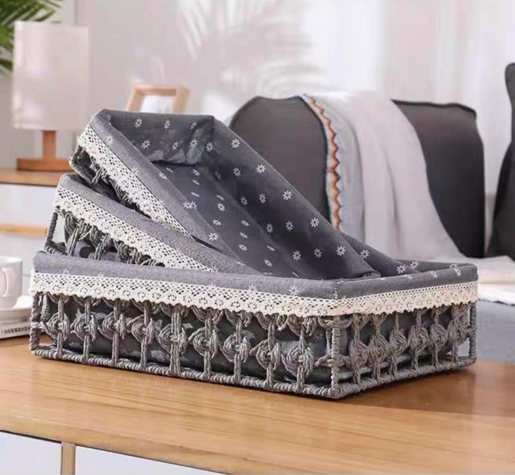 طقم سلات قش 