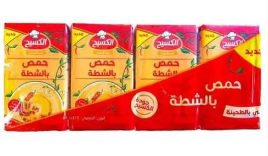 الكسيح حمص بالشطة 35 غم *4 حبة