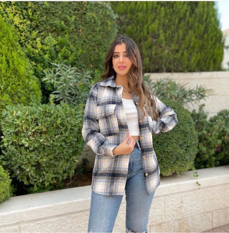 Plaid Flap Pocket Blouse