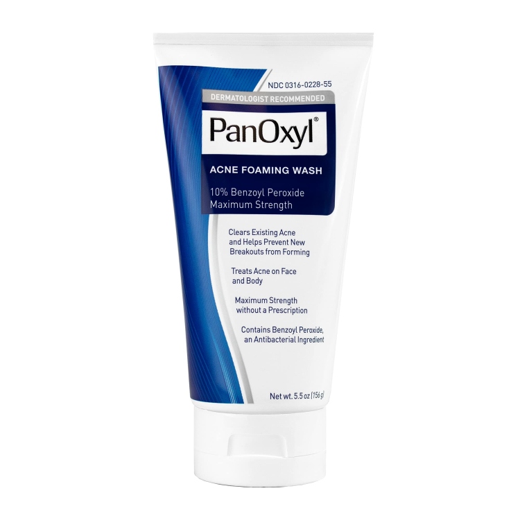 PanOxyl, Acne Foaming Wash Benzoyl Peroxide 10% Maximum Strength 