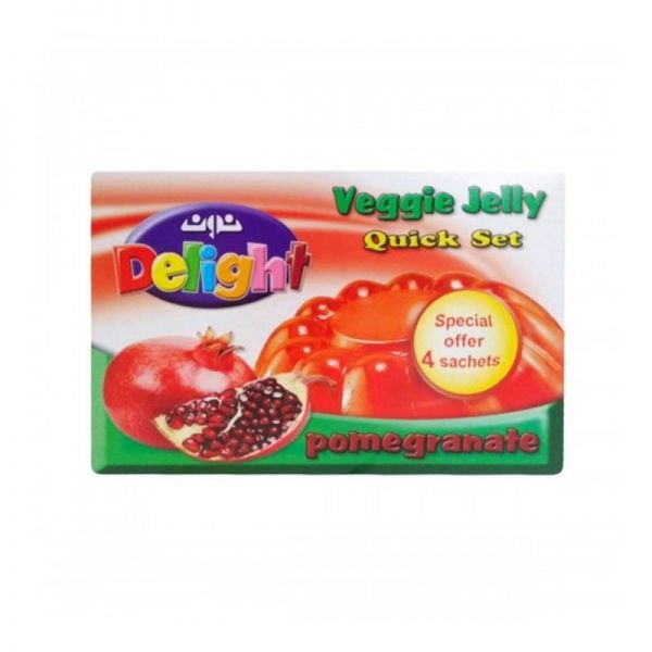 نون جلي نباتي بنكهة الفراولة 85غم*4