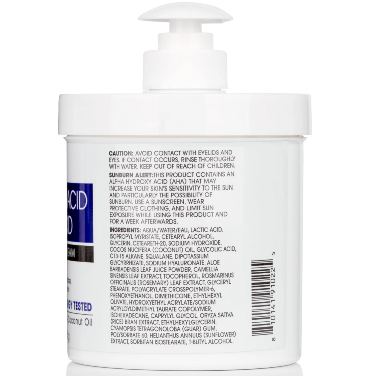 Advanced Clinicals, 10% Glycolic Acid + Lactic Acid Body Cream