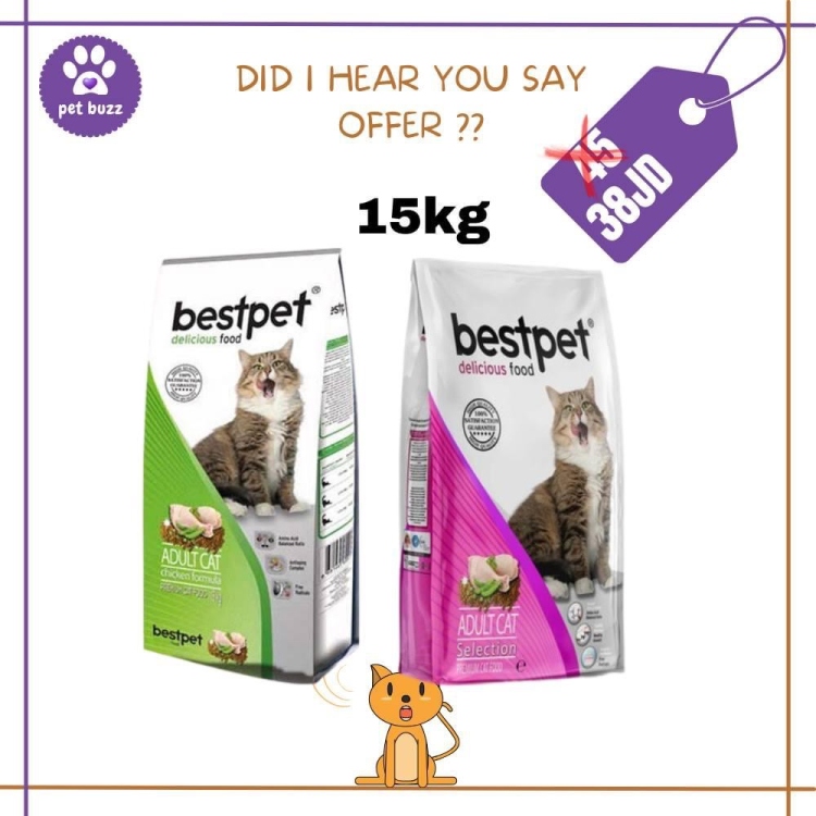 Bestpet Selection Chicken Chicken Cat Food 15 kg