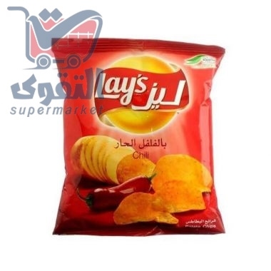 ليز شيبس بالفلفل الحار 40 غم Qty 5