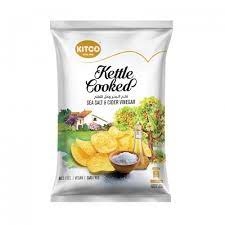 KITCO Kettle Cooked Sea Salt & Cider Vinegar Chips 40 g