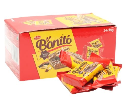 Tiffany Bonito chocolate biscuits 18 g * 24