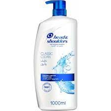Head and shoulders classic and clean shampoo 1000 ml