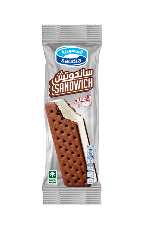  السعوديه بوظة ساندويش فانيلا