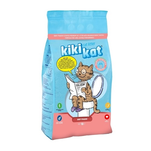 kiki kat cat litter baby powder 10L