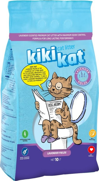 kiki kat cat litter lavender fields 10L