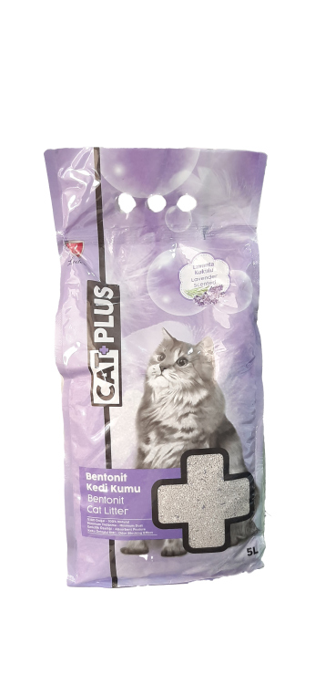 cat plus cat litter with lavender scented 5L