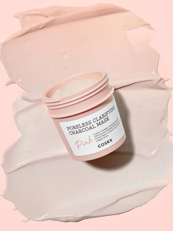 Cosrx, Poreless Clarifying Charcoal Mask Pink 