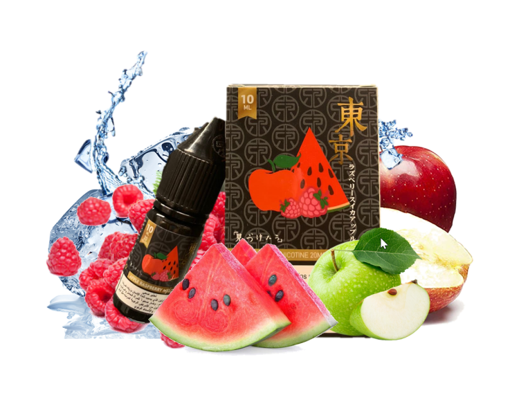 Tokyo Apple Raspberry Melon Ice SaltNic, Vape Juice 