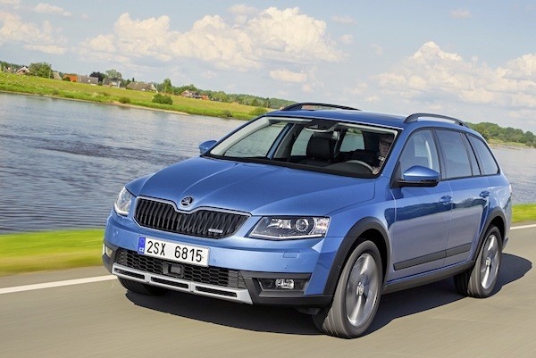 تظليل كريتف سكودا  Skoda OCTAVIA A7 CROSSOVER موديل 2015-2020