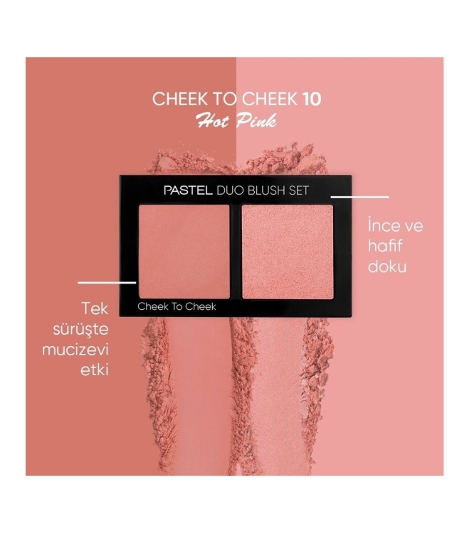 Pastel, Duo Blush Set Cheek To Cheek