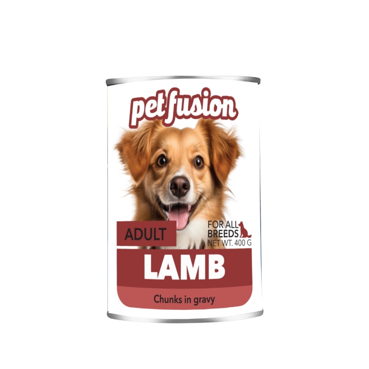 PET FUAJON WET FOOD LAMP DOG 400G  الصندوق يحتوي على 12 حبة 