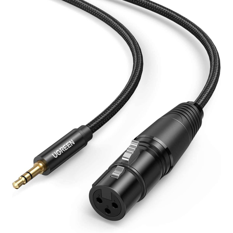 UGREEN 3.5 MM STEREO JACK TO THREE-POLE
XLR (MALE) 20244