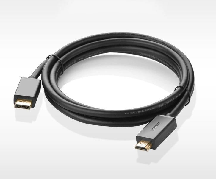 UGREEN DP101 10202 UGREEN DP MALE TO HDMI MALE CABLE 2M (BLACK)