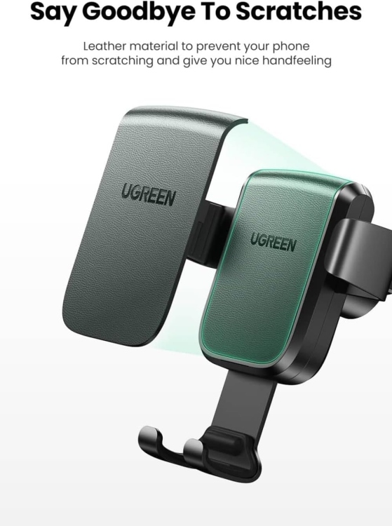UGREEN LP200 60990B GRAVITY PHONE HOLDER WITH SUCTION CUP BLACK