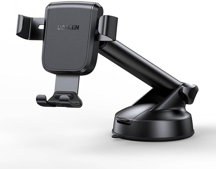 UGREEN LP200 60990B GRAVITY PHONE HOLDER WITH SUCTION CUP BLACK