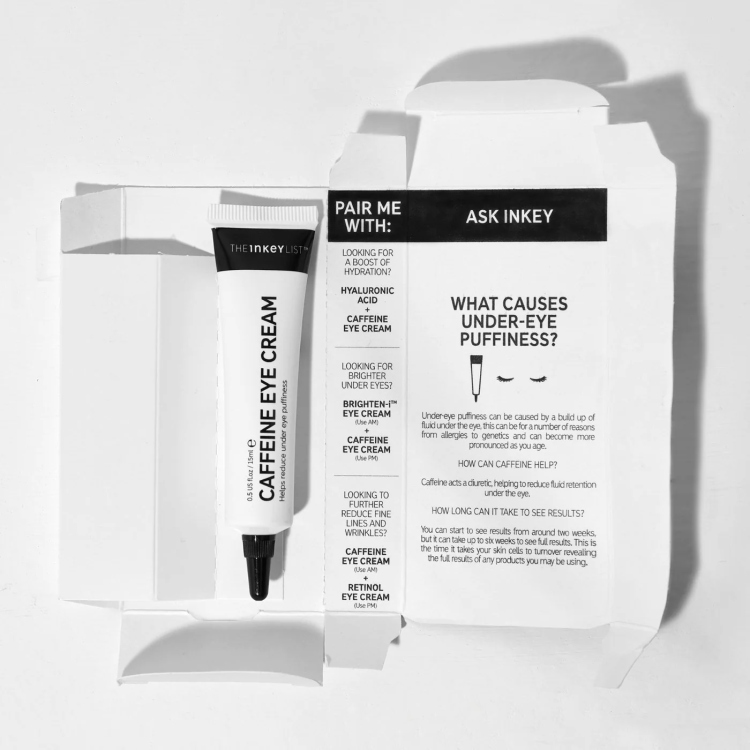 The Inkey List caffeine eye cream كريم العيون بالكافيين 
